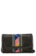 Urban Originals Cosmic Love Vegan Leather Clutch - Black