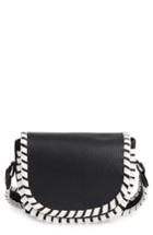 French Connection Small Claudia Whipstitch Faux Leather Saddle Bag -