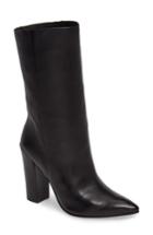 Women's Dolce Vita Ethan Pointy Toe Bootie .5 M - Black