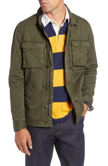 Men's 1901 Regular Fit Military Jacket - Green
