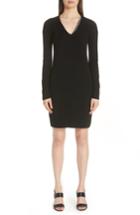 Women's Fabiana Filippi Bead Detail Wool, Silk & Cashmere Sweater Dress Us / 40 It - Black