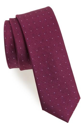 Men's Calibrate Pebble Dot Silk Tie