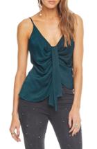 Women's Astr The Label Gina Asymmetrical Top - Blue/green