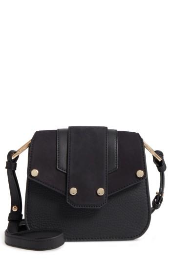 Mackage Mini Polly Leather Crossbody Bag - Black