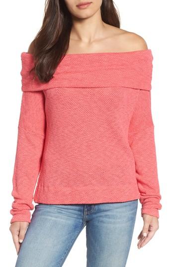 Women's Caslon Convertible Neck Knit Pullover - Black