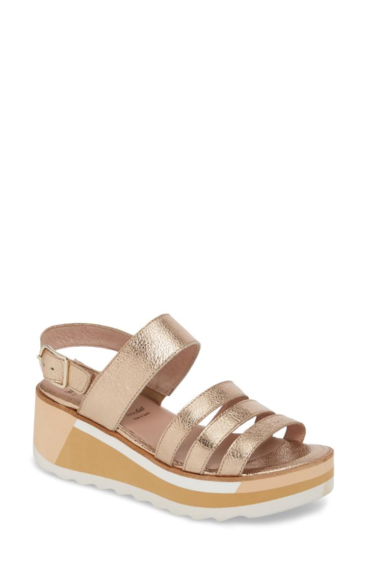 Women's Wonders Slingback Wedge Sandal .5-6us / 36eu - Grey