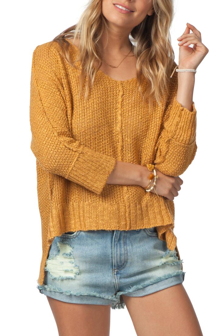 Women's Rip Curl Morningside Pullover - Yellow