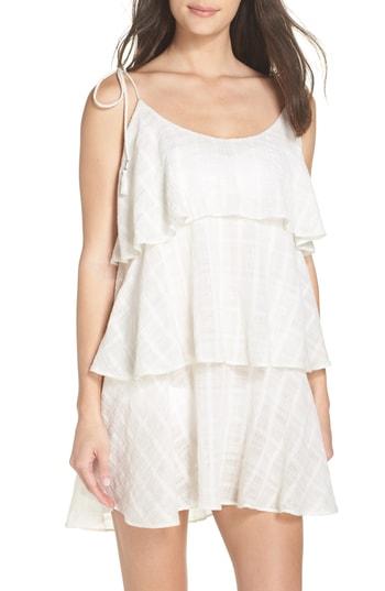 Women's Muche Et Muchette Mariah Ruffled Cover-up Dress, Size - White