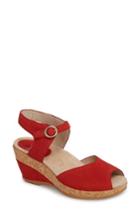 Women's Dansko Wedge Sandal .5-9us / 39eu M - Red