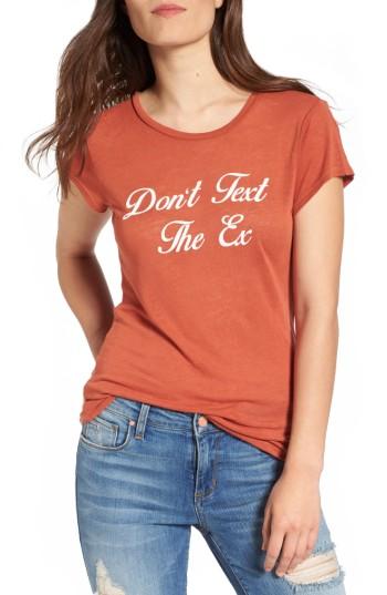 Women's Project Social T Don't Text The Ex Graphic Tee - Red