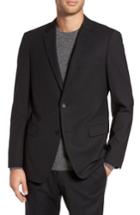 Men's Theory 'wellar New Tailor' Trim Fit Wool Blend Sport Coat R - Black