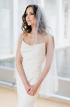 Toni Federici Picasso Fingertip Length Veil, Size - Ivory