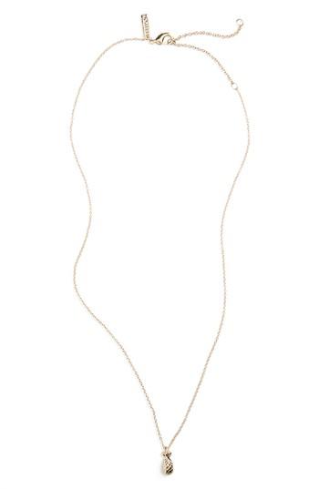 Women's Topshop Pineapple Pendant Necklace