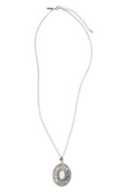 Women's Topshop Engraved Pendant Necklace