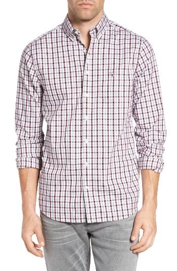 Men's Gant Check Sport Shirt - Red