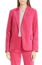Women's Robert Rodriguez Gabriella Velveteen Jacket - Pink
