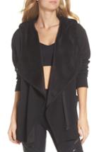 Women's Zella Harlow Wrap Hoodie Jacket, Size - Black