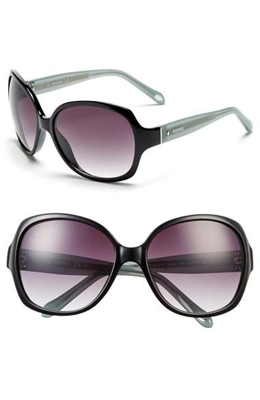 Women's Fossil 'carlson' 59mm Square Sunglasses -