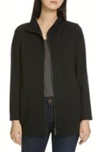 Women's Eileen Fisher Zip Front Jacket - Black