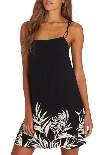 Women's Billabong Night Twist Dress Camisole Dress - Black