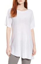 Women's Eileen Fisher Organic Linen Knit Top - White
