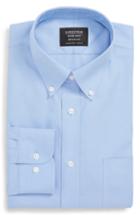 Men's Nordstrom Men's Shop Smartcare(tm) Classic Fit Dress Shirt .5 - 32/33 - Blue