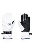 Women's Roxy Jetty Solid Snow Sport Gloves - White