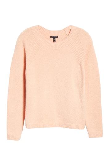Women's Eileen Fisher Organic Cotton Blend Sweater - Pink