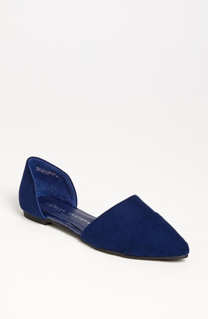 Women's Chinese Laundry 'easy Does It' Flat M - Blue