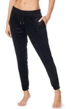 Women's Room Service Velour Jogger Pants, Size - Black