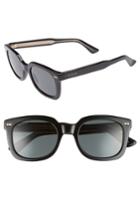 Men's Gucci 50mm Square Sunglasses - Black