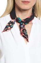 Women's Kate Spade New York Bee My Honey Silk Bandana, Size - Black