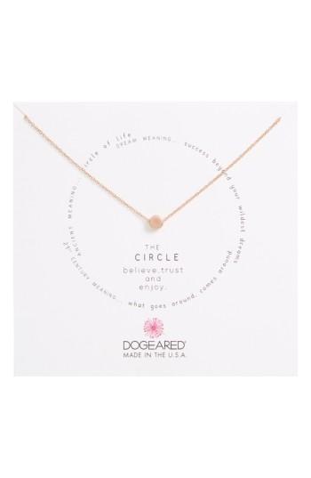 Women's Dogeared The Circle Pendant Necklace