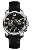 Men's Ingersoll Manning Automatic Leather Strap Watch, 44mm