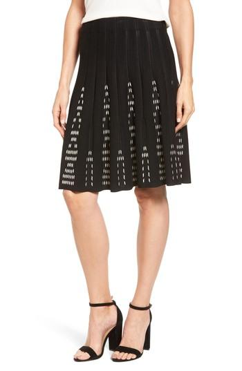 Women's Nic+zoe Hypnotic Twirl Skirt - Black