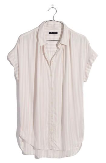 Women's Madewell Central Shirt, Size - Pink