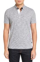 Men's Boss Platt Flame Stripe Polo
