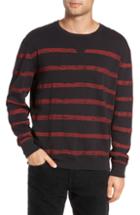 Men's Atm Anthony Thomas Melillo Stripe Sweatshirt - Black