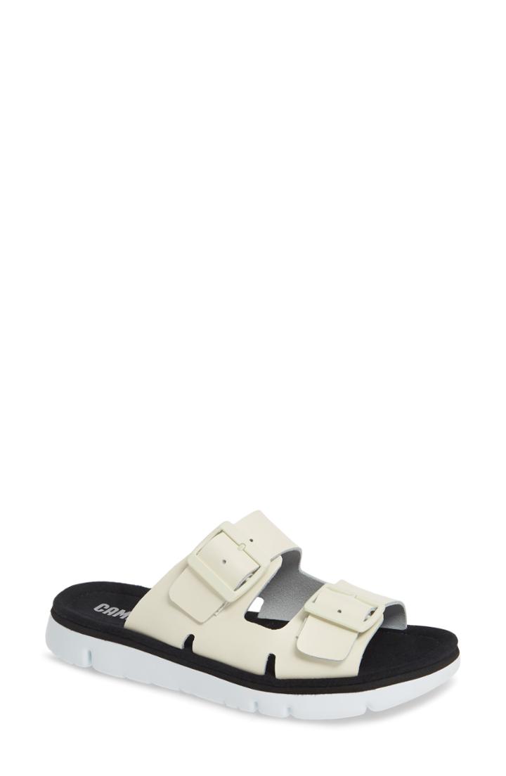 Women's Camper Oruga Slide Sandal Us / 38eu - Beige