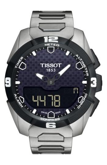 Men's Tissot T-touch Expersolar Expert Smartwatch, 45mm
