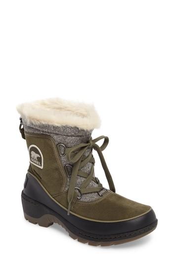 Women's Sorel Tivoli Iii Waterproof Boot .5 M - Green