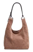 Rebecca Minkoff Karlie Studded Leather Hobo Bag - Brown