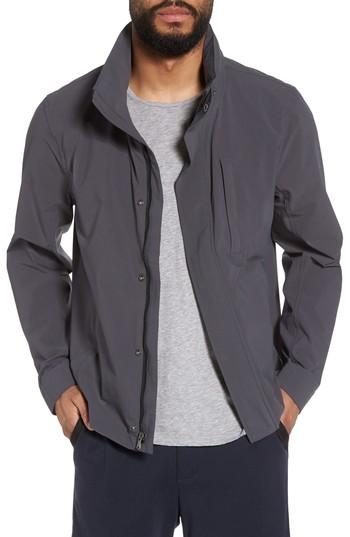 Men's James Perse Performance Utility Jacket (s) - Grey
