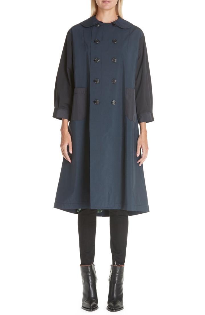 Women's Tricot Comme Des Garcons Long Double Breasted Coat