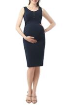 Women's Kimi And Kai Alice Maternity Tank Dress - Blue
