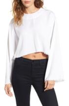 Women's Kendall + Kylie Frayed Twill Pullover