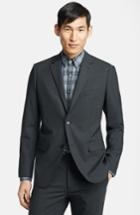 Men's Theory 'wellar New Tailor' Trim Fit Wool Blend Sport Coat R - Grey