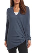 Petite Women's Nic+zoe Essential Side Tie Top, Size P - Grey