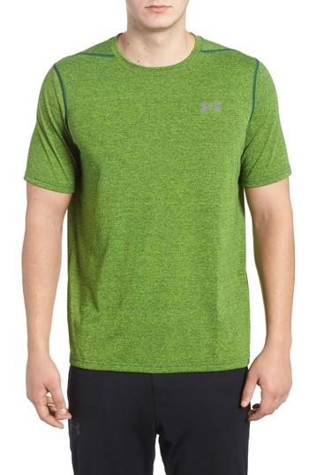 Men's Under Armour Threadborne Siro 3c Twist T-shirt - Green