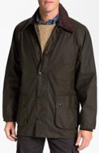 Men's Barbour 'bedale' Relaxed Fit Waterproof Waxed Cotton Jacket - Green